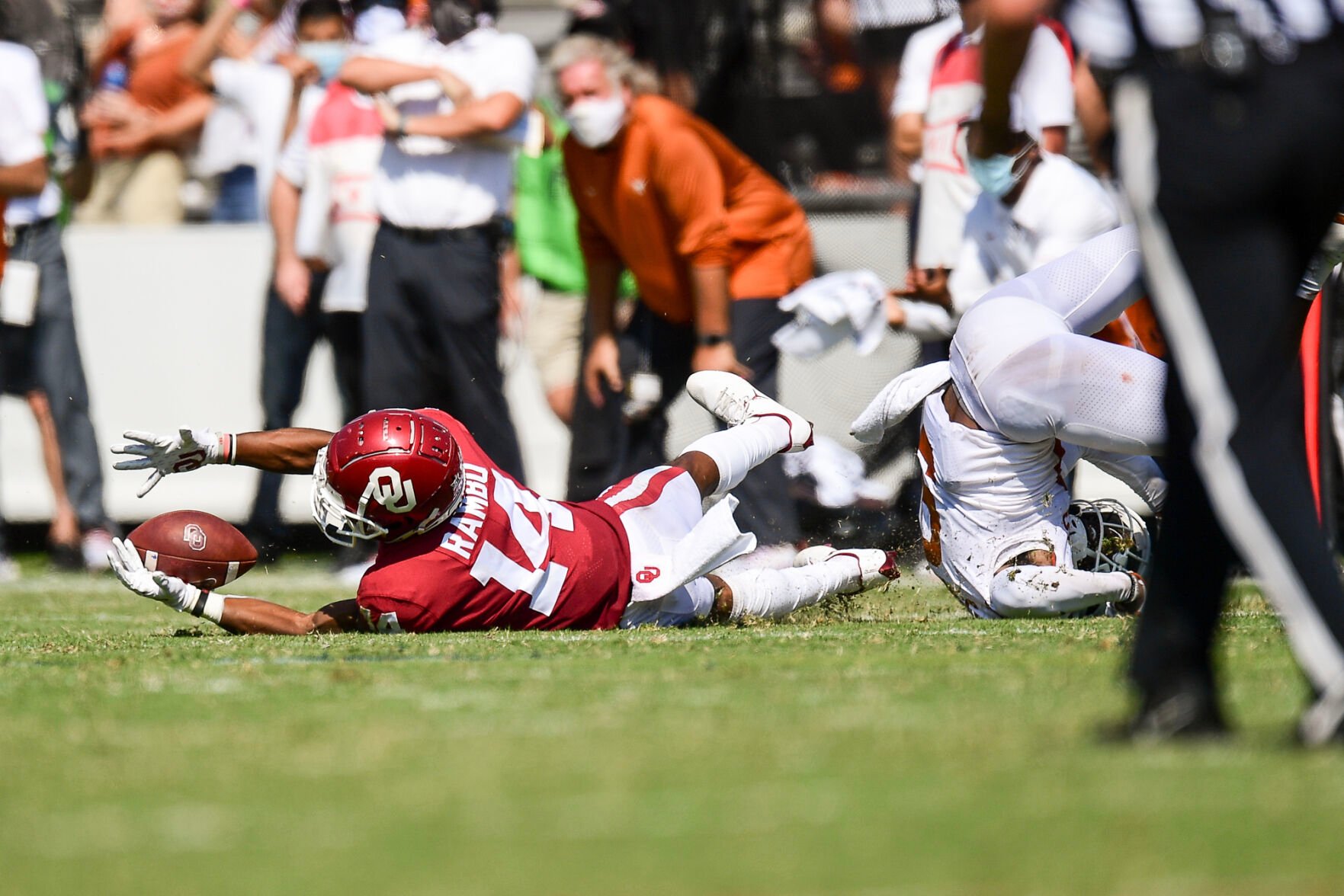 OU Football WATCH: Sooner Wide Receiver Charleston Rambo Catches ...