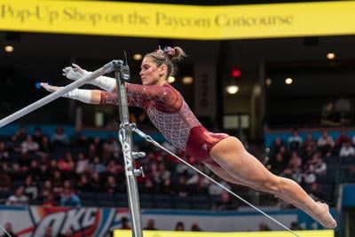 Oklahoma Sooners-Women's gymnastics Collegiate quad-meet