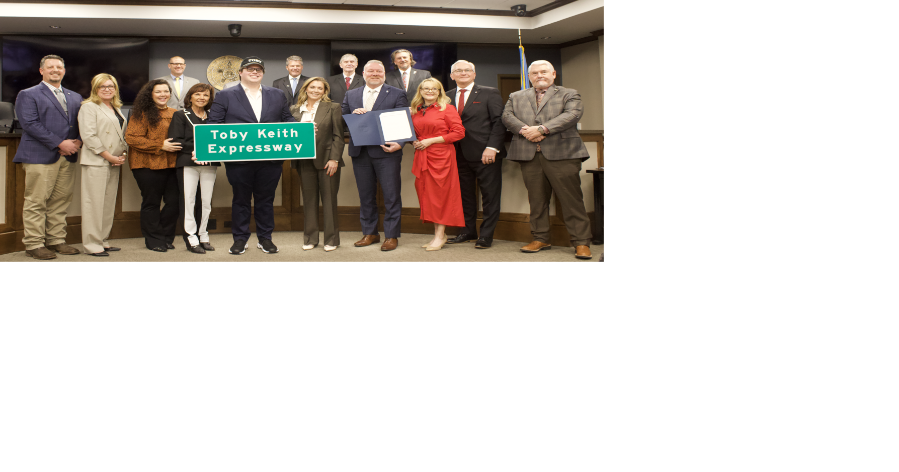 Oklahoma Turnpike Authority names planned turnpike corridor after Toby Keith