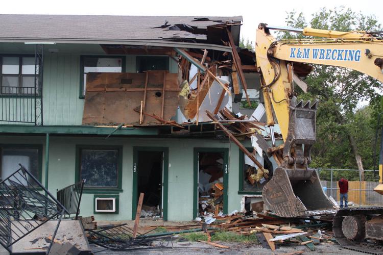Photos: OU Motel Demolition