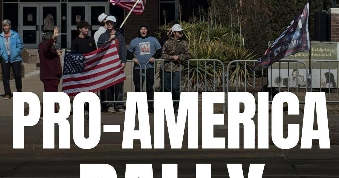 Norman High School students hold ‘pro-America’ rally met with counterprotest