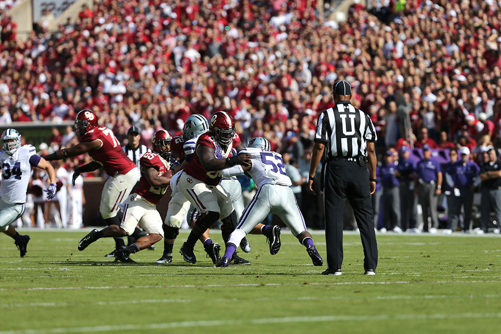 Oklahoma football Sooners lead Wildcats 2410 at the half (Gallery