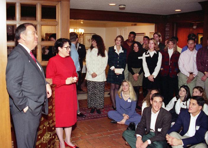 David and Molly Shi Boren on their first day