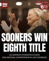 OU women's gymnastics wins eighth national championship