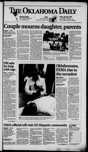 April 28, 1995, edition of the Oklahoma Daily