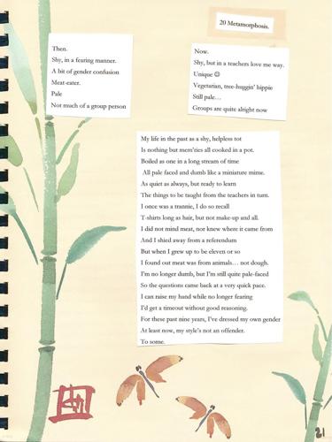 Zack's Bench journal excerpt