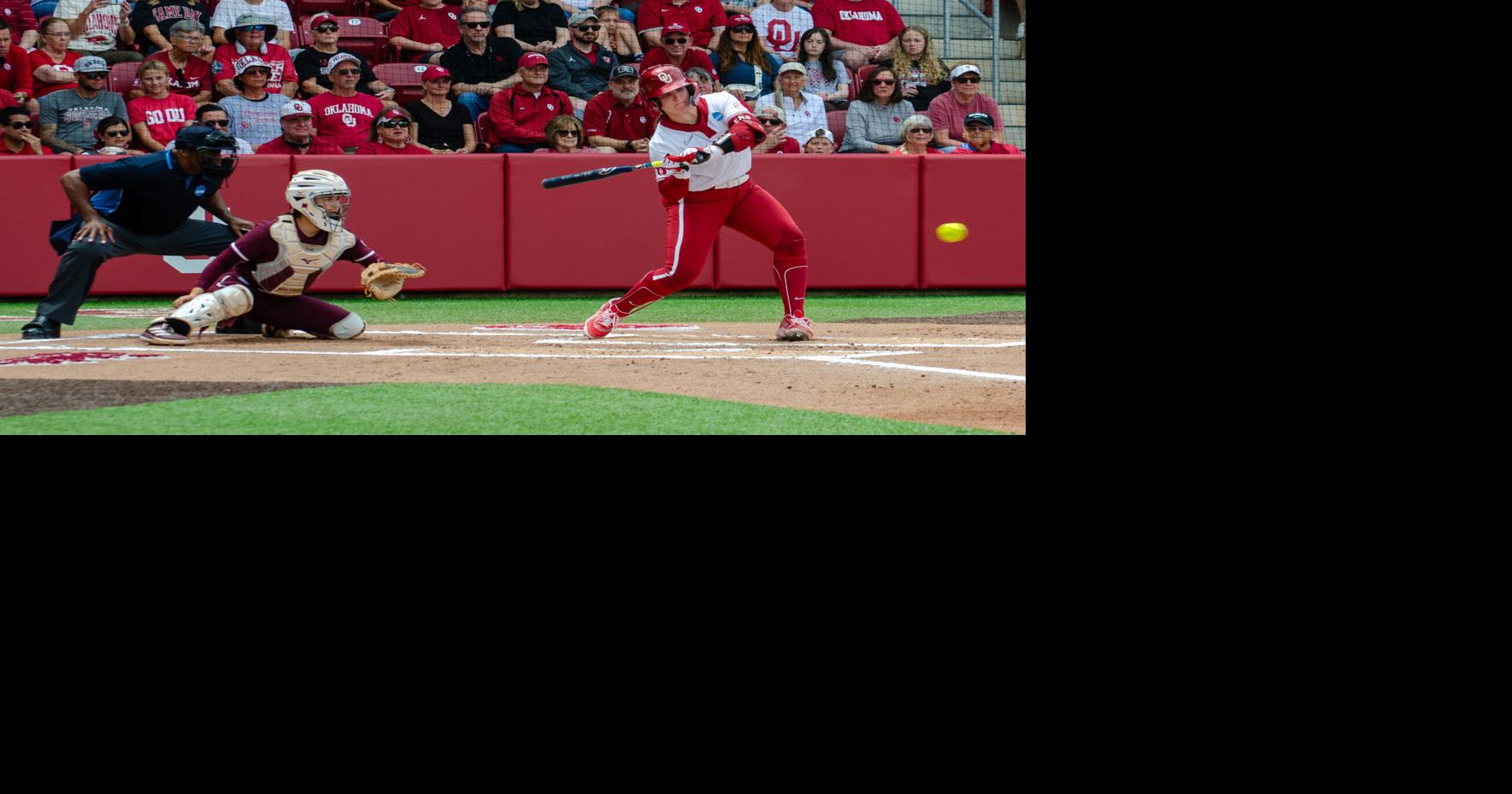NCAA softball: OU’s Kendall Wells hit in head by pitch; Sooner fans boo Mississippi State pitcher