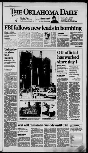May 2, 1995, edition of the Oklahoma Daily