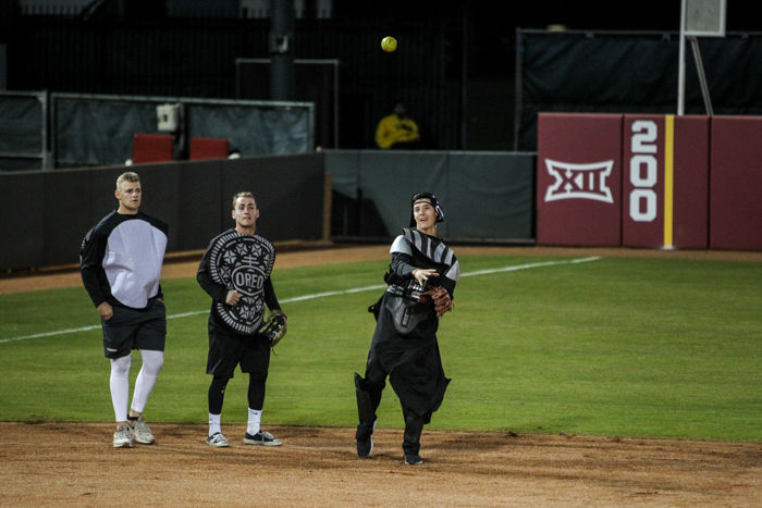 OU baseball/softball play in Halloween costume game (photos), Gallery