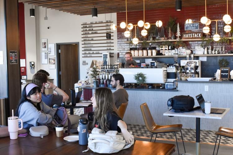 Students at Haystack Coffee