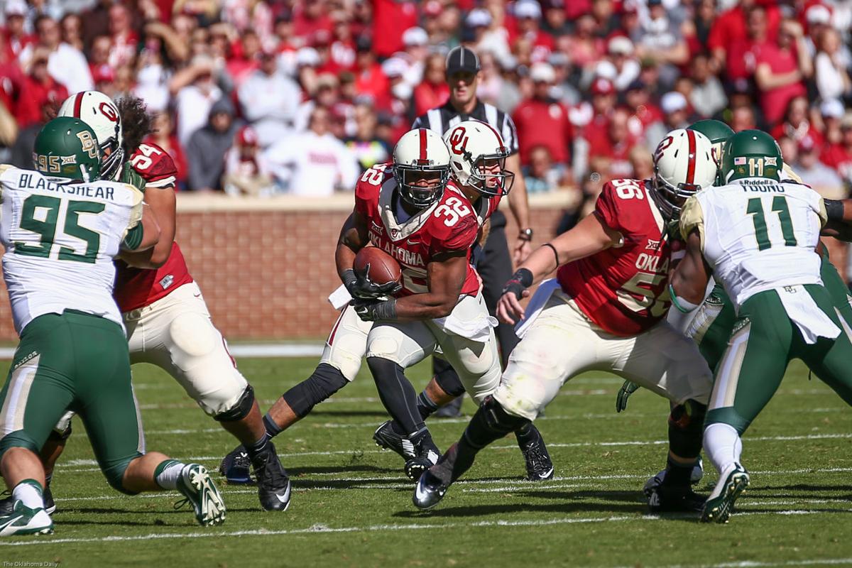 Oklahoma freshman Samaje Perine breaks single-game rushing record