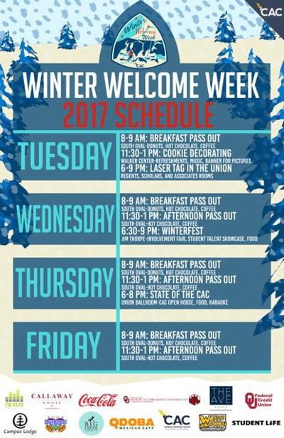Campus Activities Council hosts Winter Welcome Week to greet new