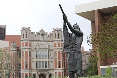 native american statue