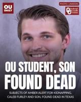 OU student, son found dead in Texas in child-stealing case