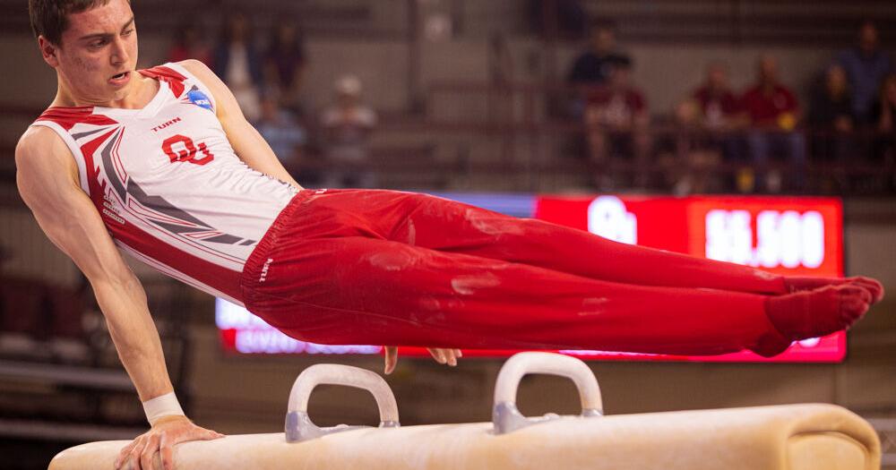 Photos: OU men's gymnastics vs. Nebraska