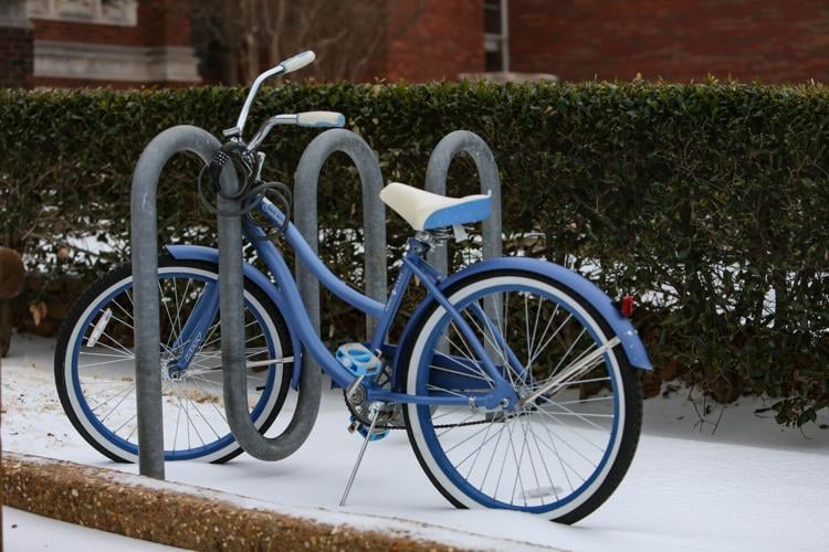 Bicycle in snow