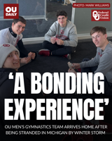 ‘A bonding experience': OU men's gymnastics head coach on team being stranded by winter storm