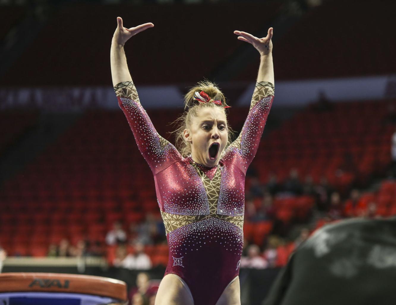 OU women's gymnastics: Sooners defeat West Virginia and Texas Woman's ...