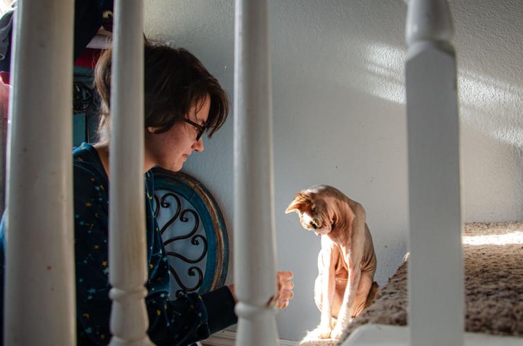 Chet and her cat