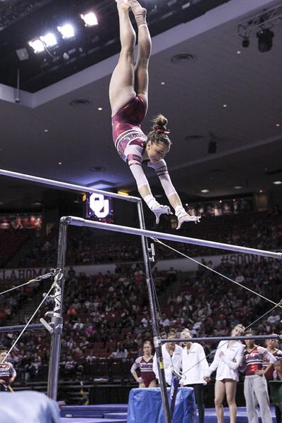 Maggie Nichols on bars