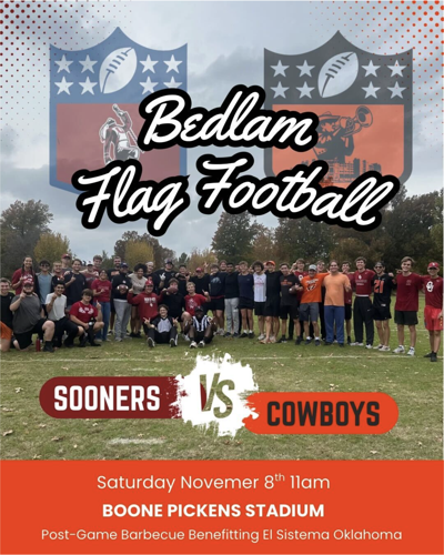 Bedlam Flag Football flier
