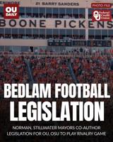 Norman, Stillwater mayors co-author legislation for yearly Bedlam football game