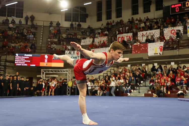 Oklahoma Sooners-Stanford and Greenville men’s gymnastics