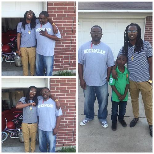 George Lee with his father