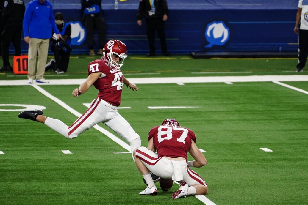 OU football Gabe Brkic ties NCAA record, breaks program mark for 50