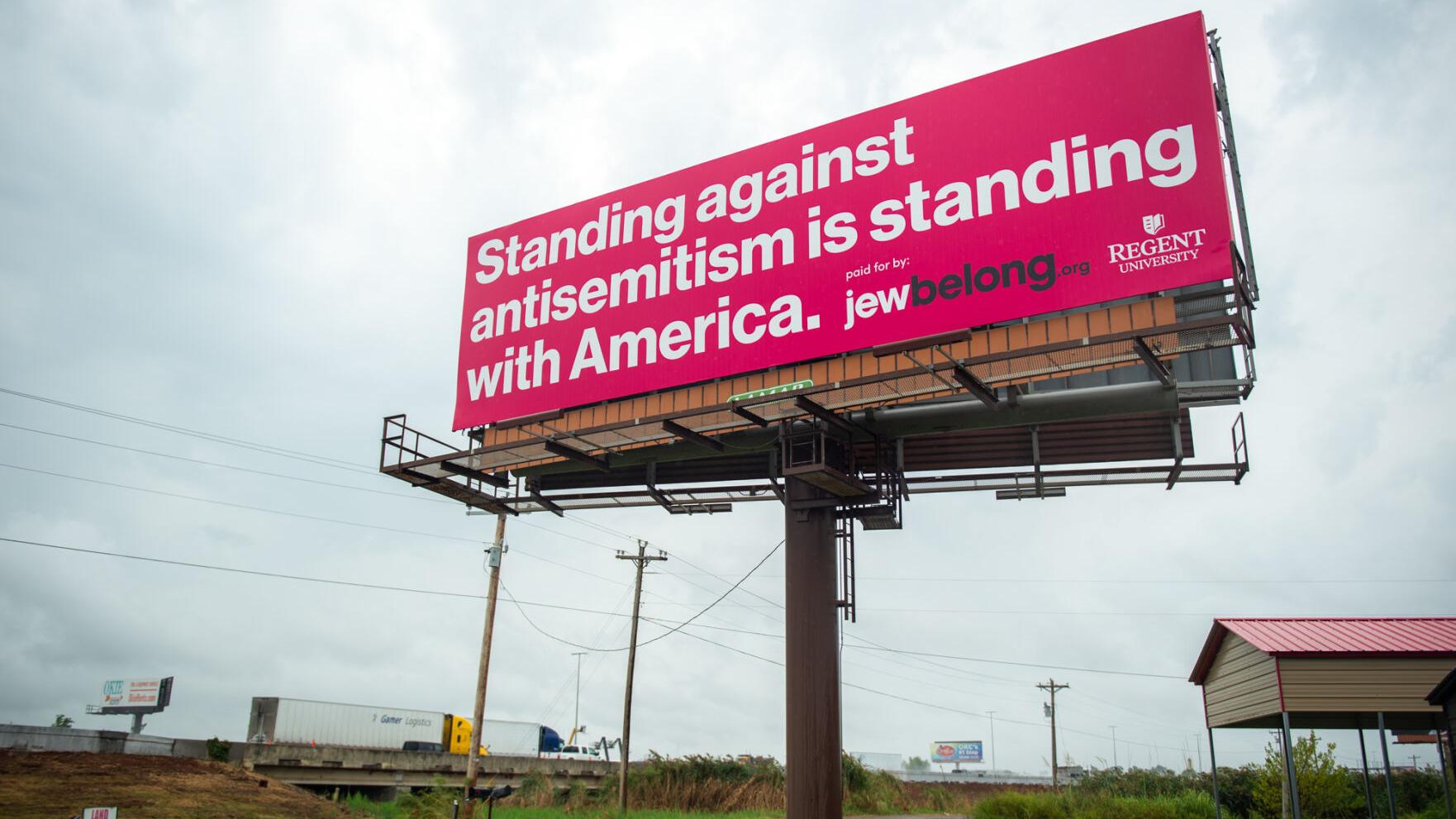 Billboards targeting antisemitism mounted in Norman News oudaily com