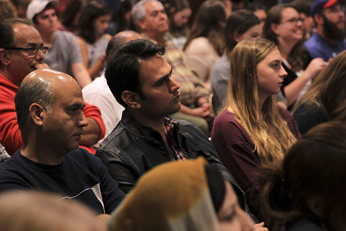 Students, Norman community members watch presidential debate | Gallery ...