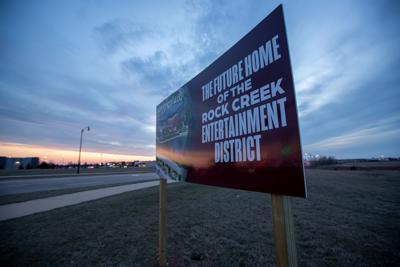 Sign for Rock Creek Entertainment District