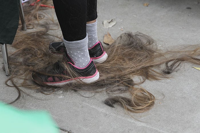 Pile of hair