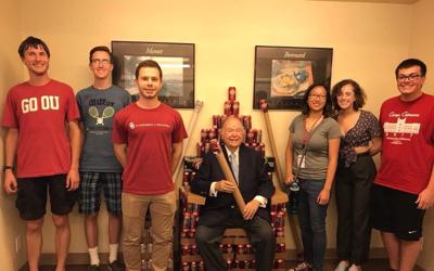 Boren sits on Dr Pepper