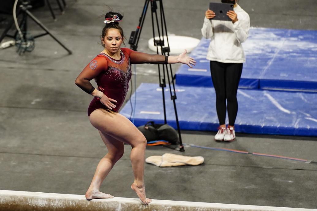 PHOTOS: OU women's gymnastics defeat Denver, Lindenwood and TWU to help ...