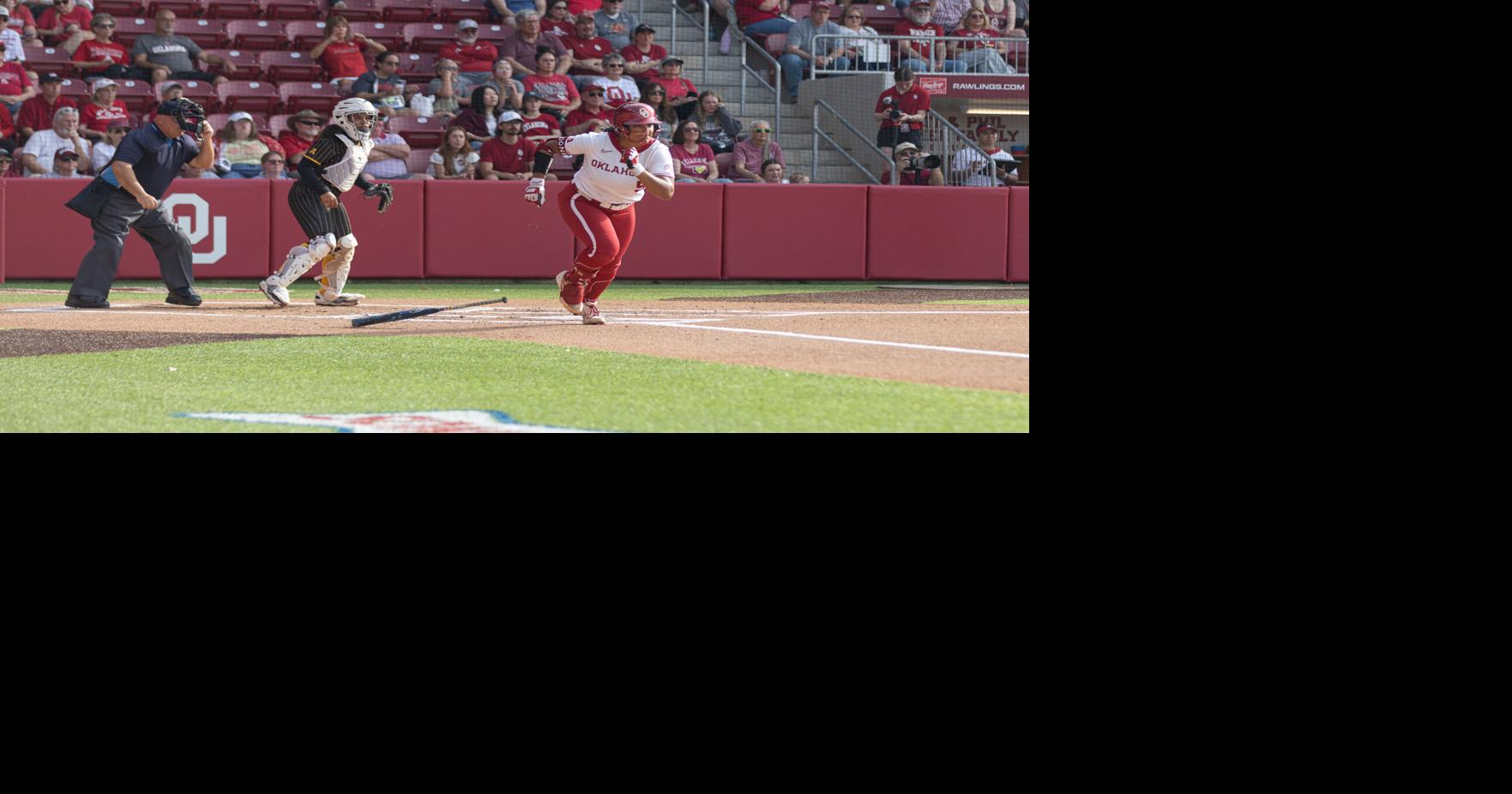 Junior Ella Parker powers OU softball to series-opening win over Texas amid rain delays