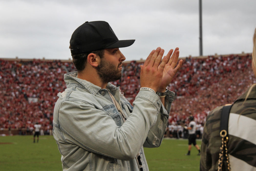 How did Baker Mayfield pump up Browns' fans?