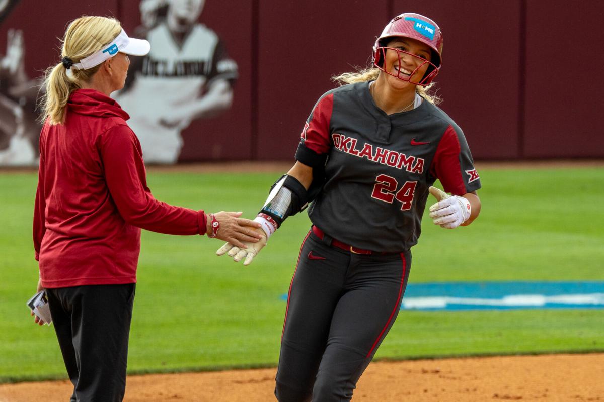 Oklahoma ties Division I softball mark with 47th straight win, topping  Clemson in super regionals