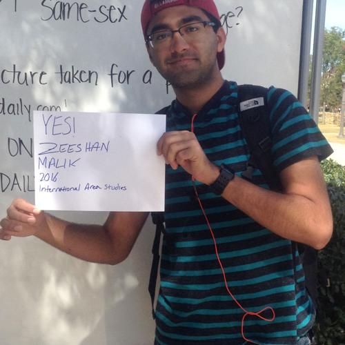 Zeeshan Malik, international area studies junior