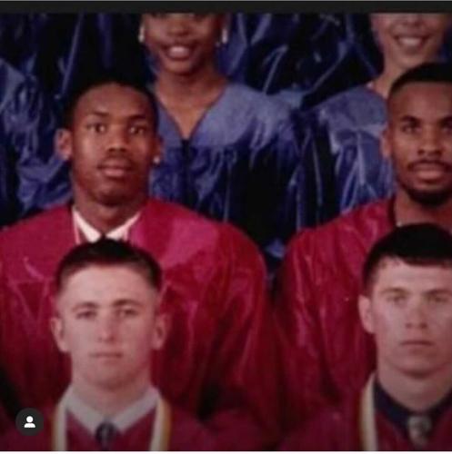 Jimmy Lawson and Julius Jones high school graduation