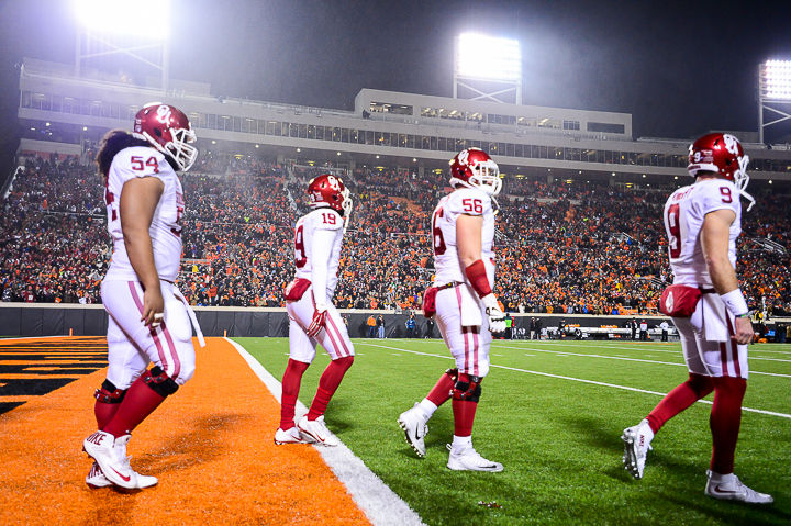 Bedlam captains before kickoff