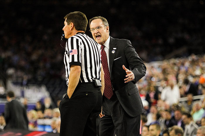 Head basketball coach Lon Kruger