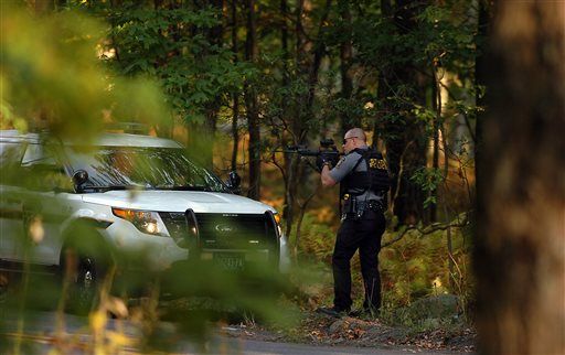 APTOPIX Police Barracks Shooting