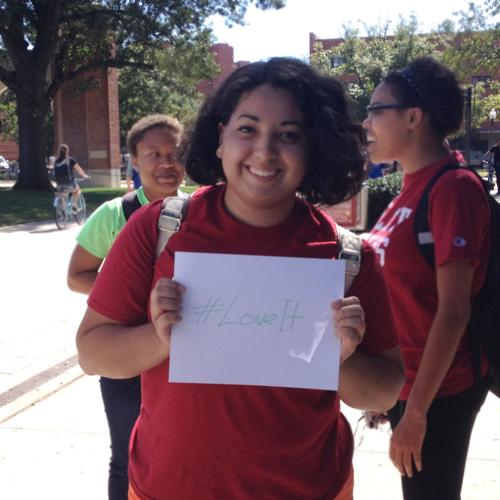 Camila Moreira, language arts education freshman