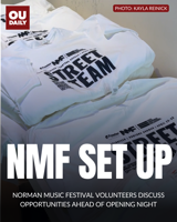 Norman Music Festival volunteers discuss set up, opportunities ahead of opening night