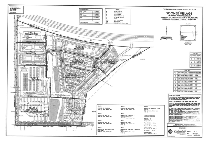 Sooner Village district map