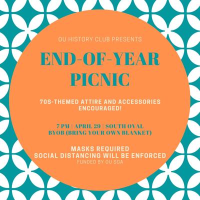 history club picnic flyer