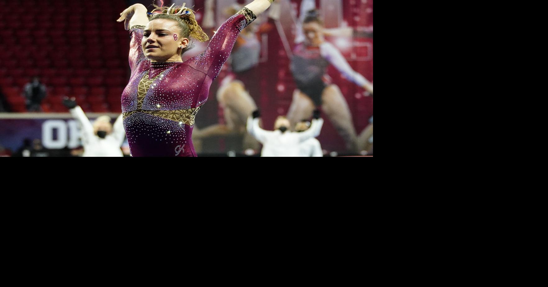 OU women's gymnastics Anastasia b named Big 12 Female Athlete of