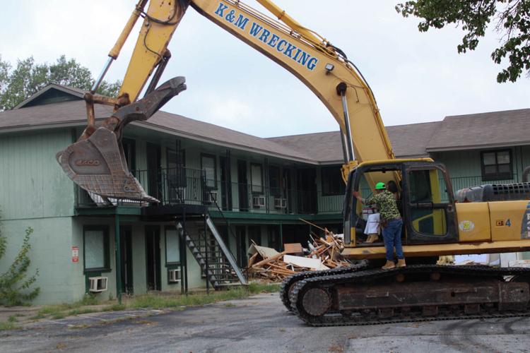 Photos: OU Motel Demolition