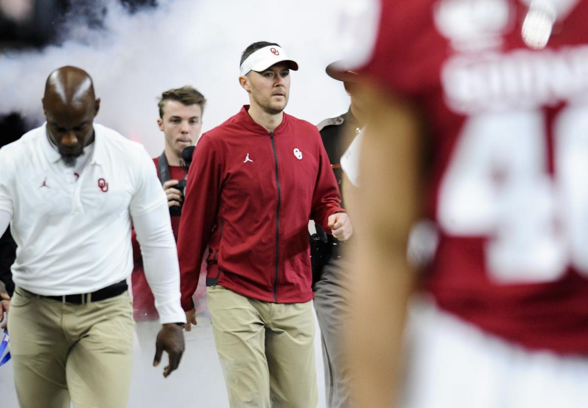 Ou Football Sooner Coaches Lincoln Riley Brian Odom Voice